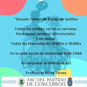 Escola-taller de encaixe de palillos en Bos Aires Escola-taller de encaixe de palillos en Bos Aires