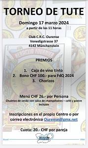 Torneo de tute 2024 do CRC Ourense de Basel