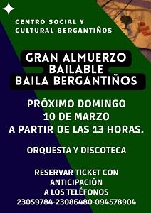 Gran Xantar Bailable "Baila Bergantiños", en Montevideo