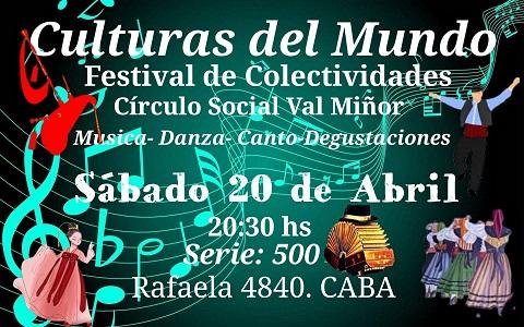 Festival Culturas del Mundo 2024 do Círculo Social Val Miñor de Bos Aires Festival Culturas del Mundo 2024 do Círculo Social Val Miñor de Bos Aires