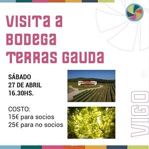 Visita de la Asociación de Jóvenes Emigrantes Retornados en Galicia (AJERGA) a las Bodegas Terras Gauda Visita de la Asociación de Jóvenes Emigrantes Retornados en Galicia (AJERGA) a las Bodegas Terras Gauda