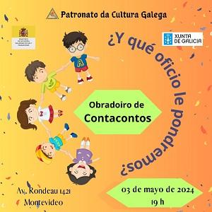 Obradoiro de contacontos no Patronato da Cultura Galega de Montevideo