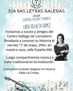 Día das Letras Galegas 2024 en Comodoro Rivadavia Día das Letras Galegas 2024 en Comodoro Rivadavia