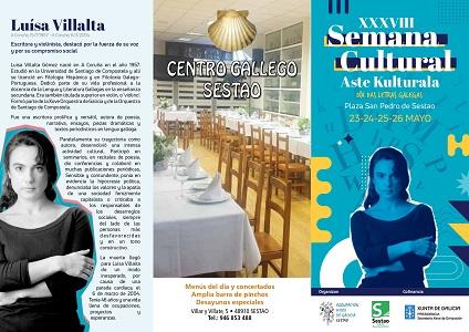 XXXVIII Semana Cultural de Hijos de Galicia de Sestao XXXVIII Semana Cultural de Hijos de Galicia de Sestao