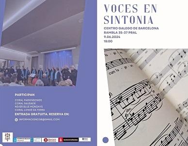 Concierto "Voces en sintonía", en Barcelona Concierto "Voces en sintonía", en Barcelona