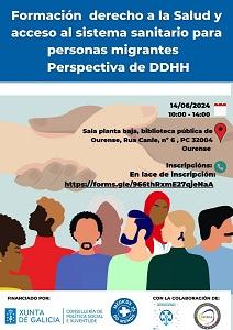 Charla informativa "Acceso al sistema sanitario para personas migrantes", en Ourense