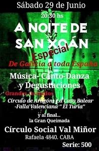 San Xoán 2024 del Círculo Social Val Miñor de Buenos Aires San Xoán 2024 del Círculo Social Val Miñor de Buenos Aires