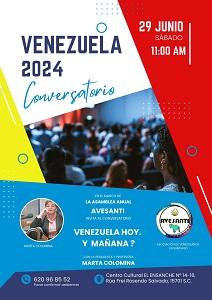 Conversatorio "Venezuela 2024", en Santiago de Compostela