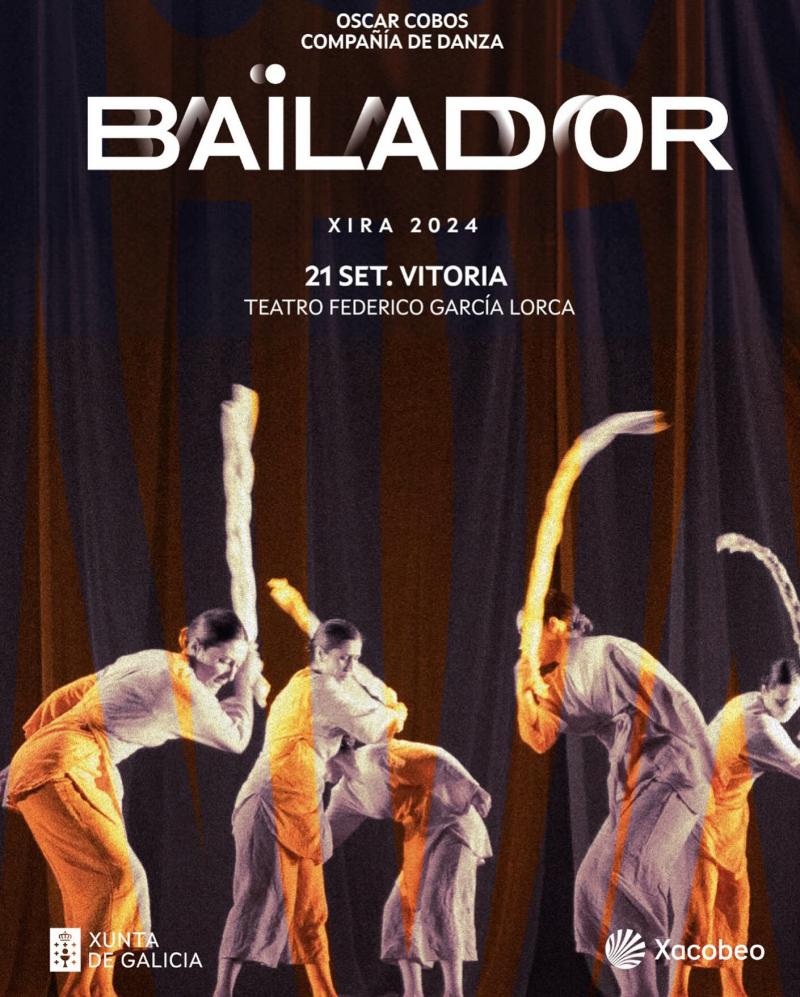 Espectáculo "Bailador", da Compañía de Danza Óscar Cobos, no Centro Cívico Lakua - Centro Galego Vitoria