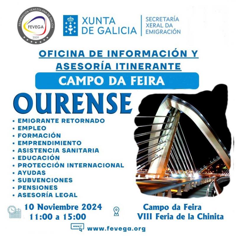 Oficina de información e asesoría itinerante, en Ourense