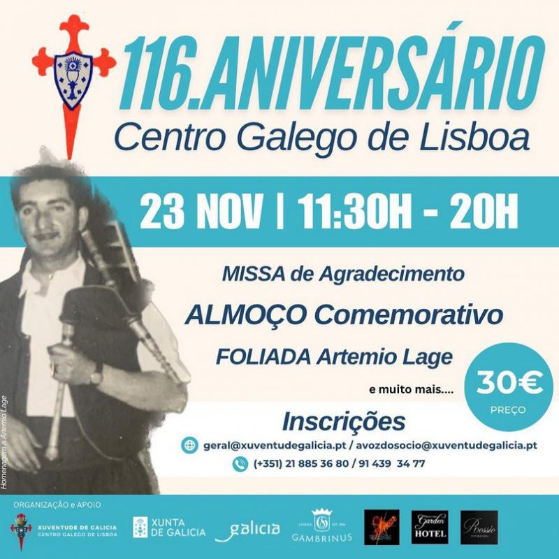 116 Aniversario do Centro Galego de Lisboa