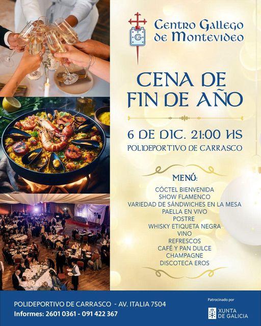 Cea de Fin de Ano no Centro Galego de Montevideo