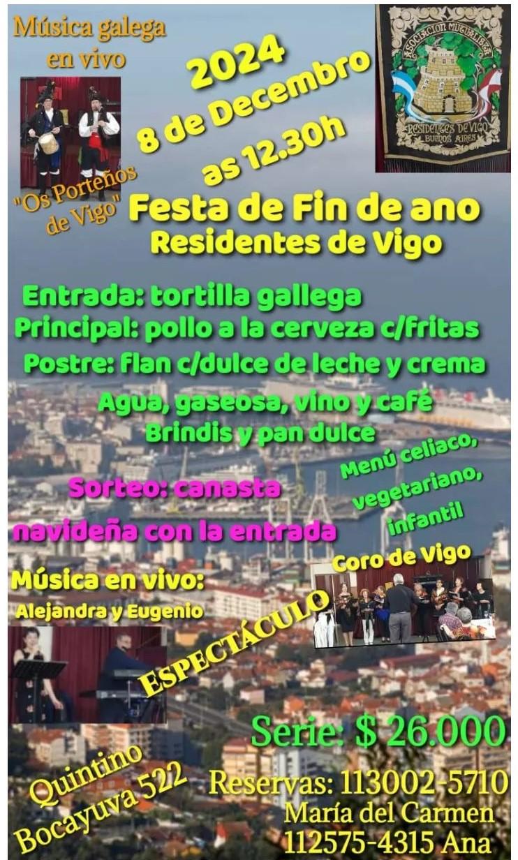 Festa de Fin de Ano da Asociación de Residentes de Vigo en Bos Aires Festa de Fin de Ano da Asociación de Residentes de Vigo en Bos Aires