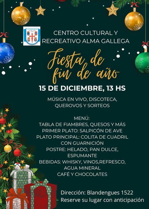 Festa de fin de ano do Centro Cultural e Recreativo Alma Galega Festa de fin de ano do Centro Cultural e Recreativo Alma Galega