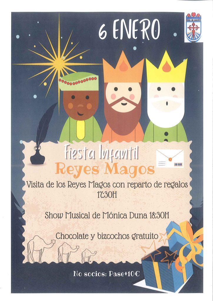 Festa Infantil de Reis Magos na Casa de Galicia en León Festa Infantil de Reis Magos na Casa de Galicia en León