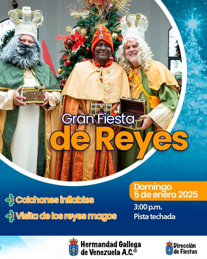 Festa de Reis na Irmandade Galega de Venezuela