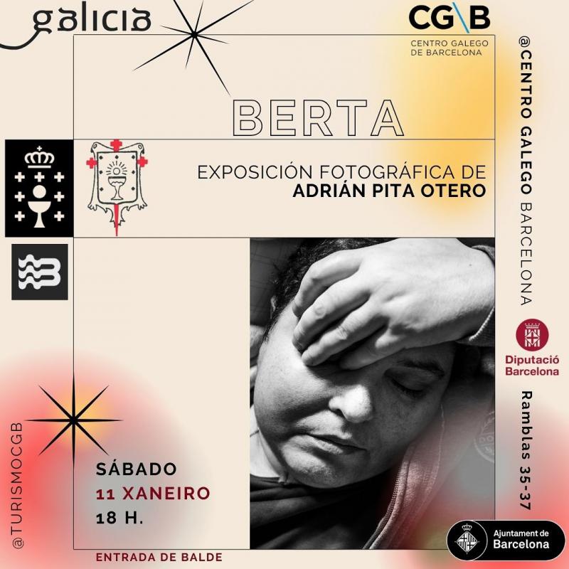 Exposición fotográfica "Berta" de Adrián Pita Otero en Centro Galego de Barcelona