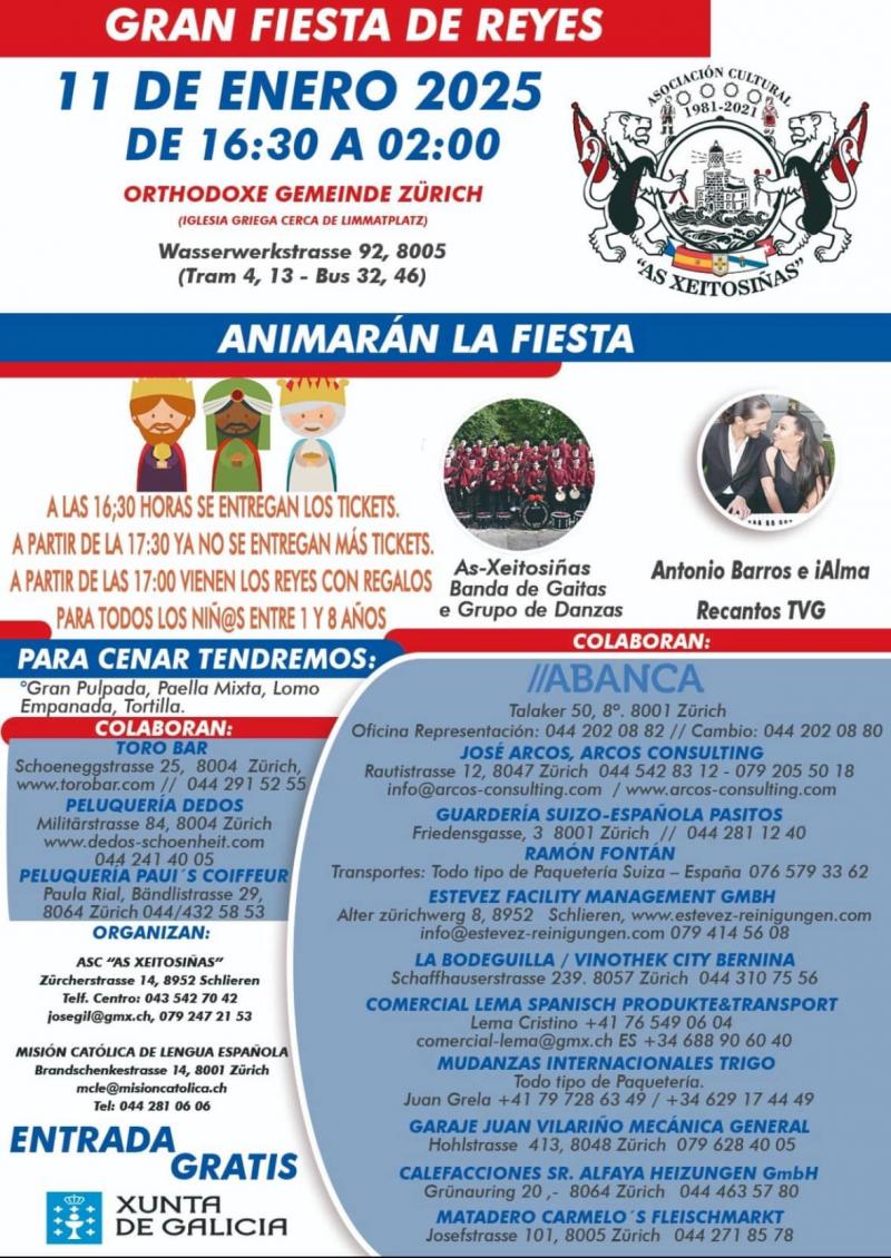 Gran festa de Reis da Asociación Cultural As Xeitosiñas