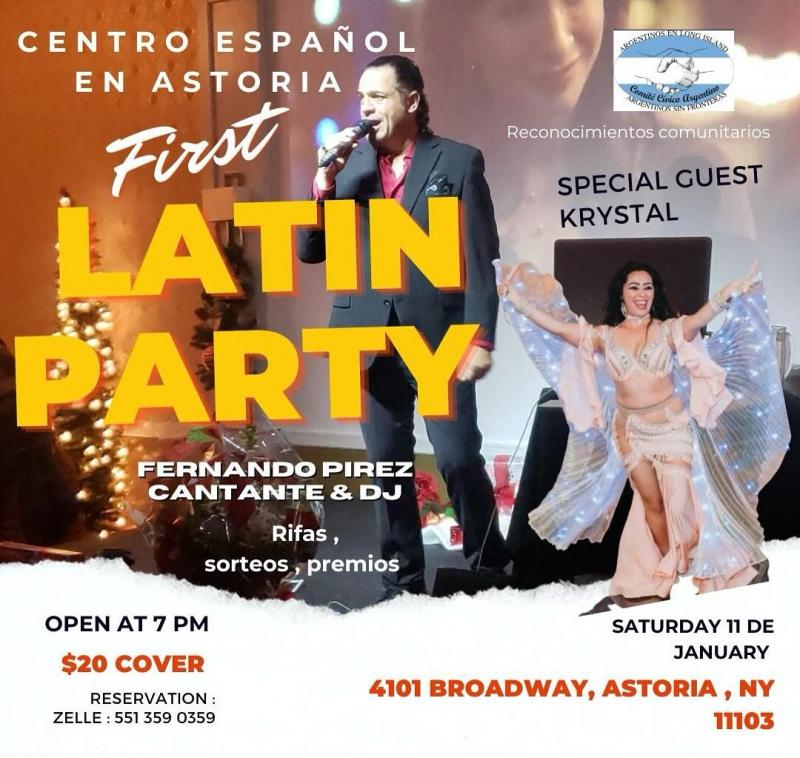 Fiesta latina en el Centro Español de Queens Fiesta latina en el Centro Español de Queens