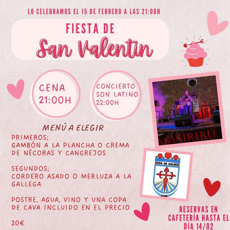 Festa de San Valentín na Casa de Galicia en León
