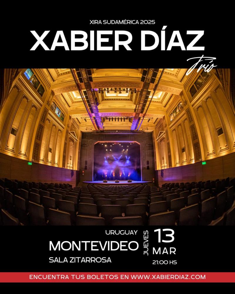 Concierto de Xabier Díaz en Montevideo Concierto de Xabier Díaz en Montevideo