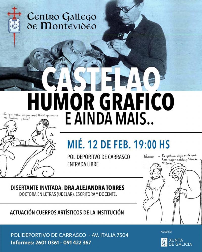 Actividade cultural "Castelao, humor gráfico e aínda máis" no Centro Galego de Montevideo Actividade cultural "Castelao, humor gráfico e aínda máis" no Centro Galego de Montevideo