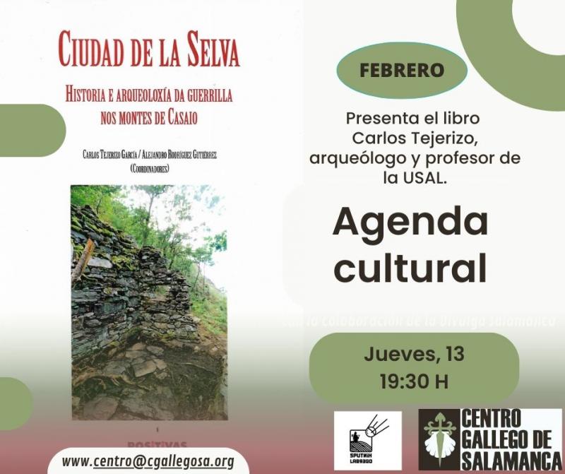 Presentación do libro "Ciudad de la selva", de Carlos Tejerizo, no Centro Galego de Salamanca