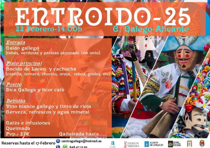 Carnaval 2025 en el Centro Gallego de Alicante