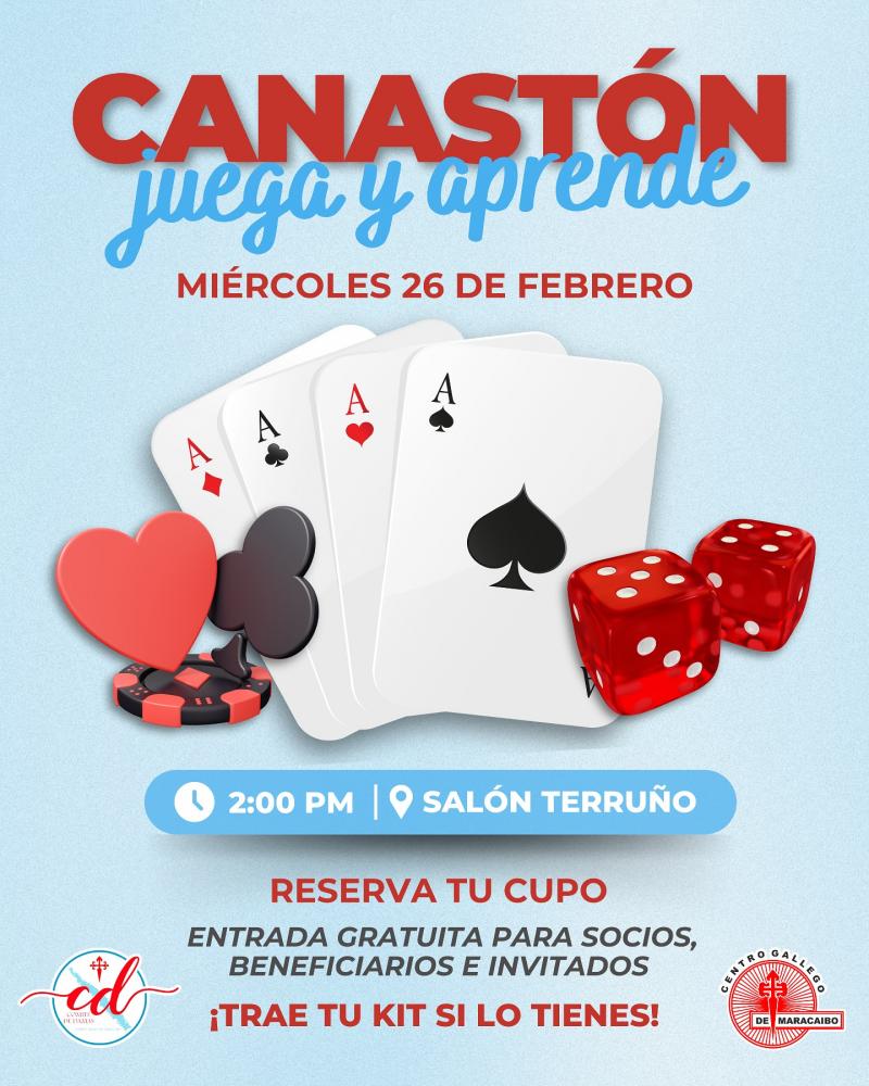 Xornada para aprender a xogar ao "Canastón" no Centro Galego de Maracaibo Xornada para aprender a xogar ao "Canastón" no Centro Galego de Maracaibo