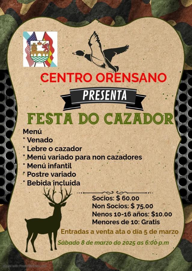 Festa do cazador no Centro Ourensán de Nova Jersey