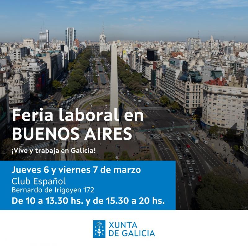 Feira de Emprego da Xunta de Galicia en Bos Aires Feira de Emprego da Xunta de Galicia en Bos Aires