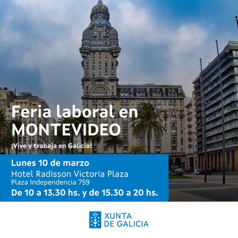 Feira de Emprego da Xunta de Galicia en Montevideo