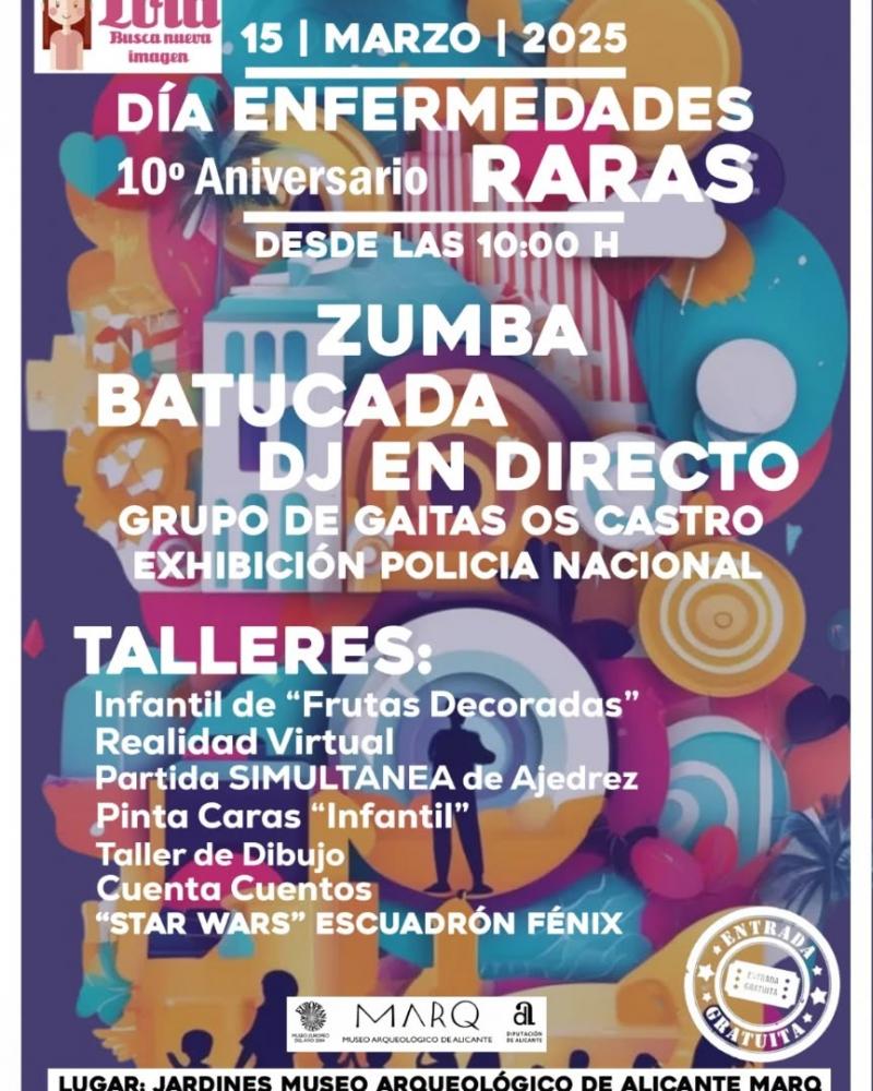 Evento solidario co Centro Galego de Alicante polo Día das Enfermidades Raras