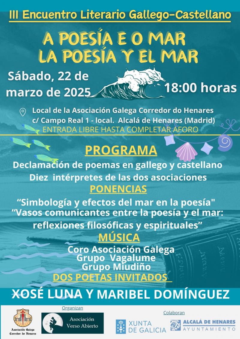 III Encuentro Literario Gallego-Castellano en la Asociación Gallega Corredor do Henares III Encuentro Literario Gallego-Castellano en la Asociación Gallega Corredor do Henares