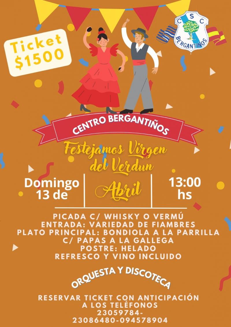 Festa pola Virxe do Verdún no Centro Social e Cultural Bergantiños de Montevideo Festa pola Virxe do Verdún no Centro Social e Cultural Bergantiños de Montevideo
