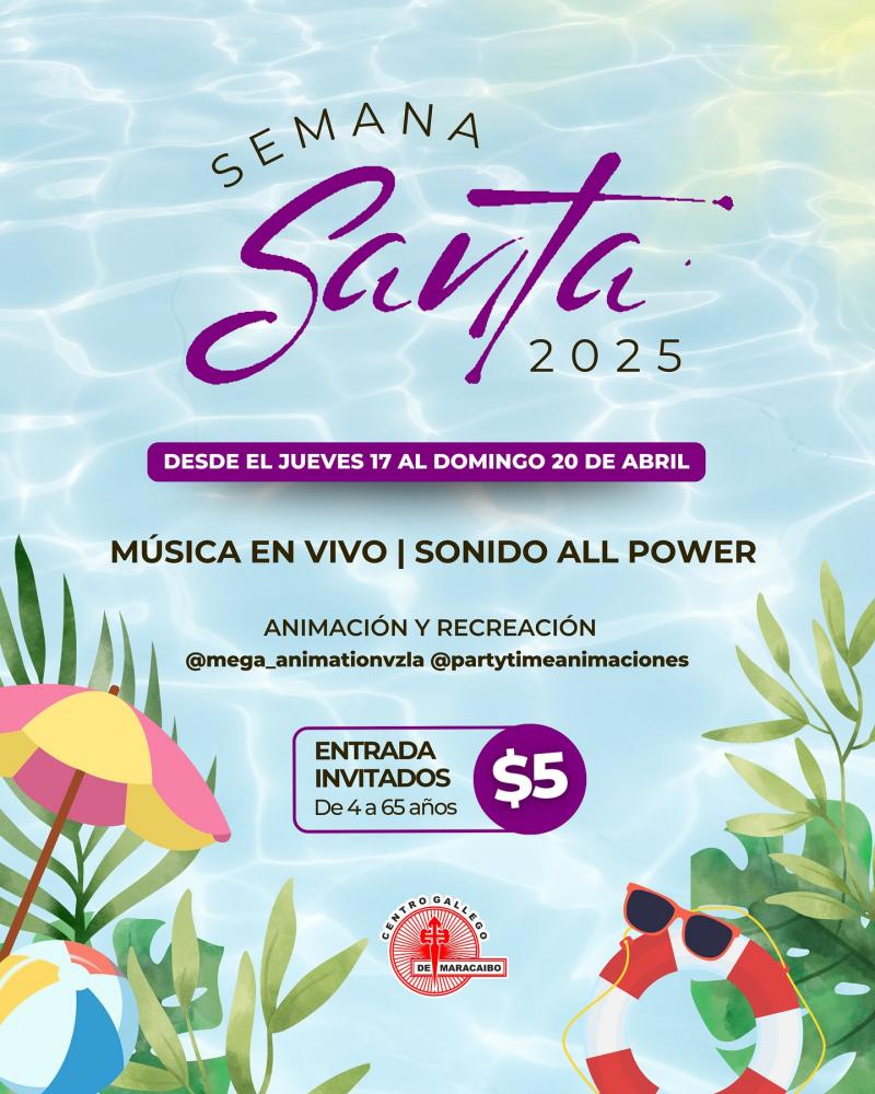 Semana Santa 2025 en el Centro Gallego de Maracaibo