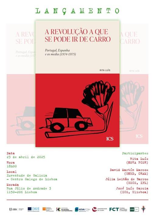 Presentación do libro "A revolução a que se pode ir de carro", de Rita Luís, no Centro Galego de Lisboa Presentación do libro "A revolução a que se pode ir de carro", de Rita Luís, no Centro Galego de Lisboa