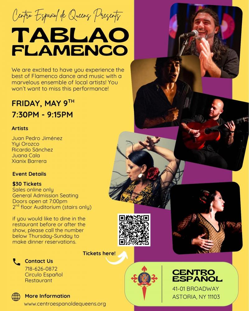 Tablao flamenco en el Centro Español de Queens Tablao flamenco en el Centro Español de Queens