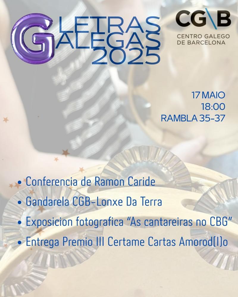 Celebración de las Letras Gallegas en el Centro Gallego de Barcelona Celebración de las Letras Gallegas en el Centro Gallego de Barcelona