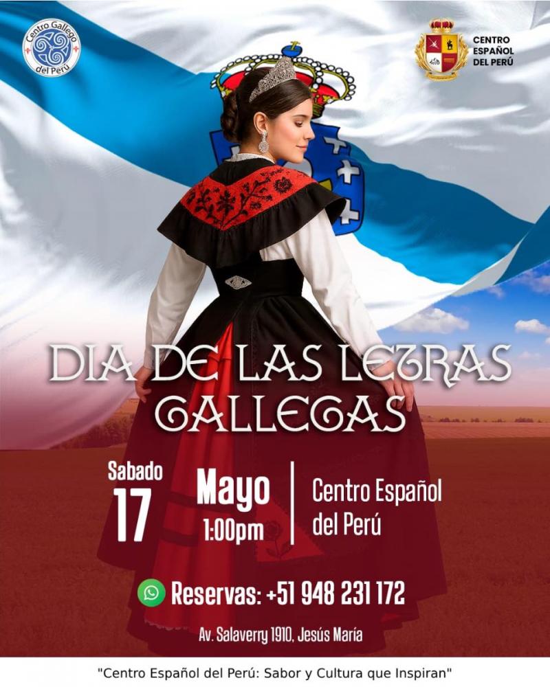 Día de las Letras Galegas en el Centro Gallego del Perú