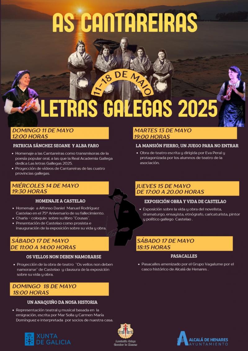 Letras Gallegas 2025 en la Asociación Gallega Corredor do Henares Letras Gallegas 2025 en la Asociación Gallega Corredor do Henares