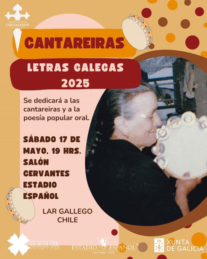 Letras Gallegas 2025 en el Lar Gallego de Chile Letras Gallegas 2025 en el Lar Gallego de Chile