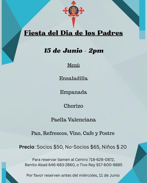 Festa do Día dos Pais no Centro Español de Queens