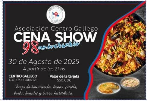 98 aniversario da Asociación Centro Galego de Río Gallegos