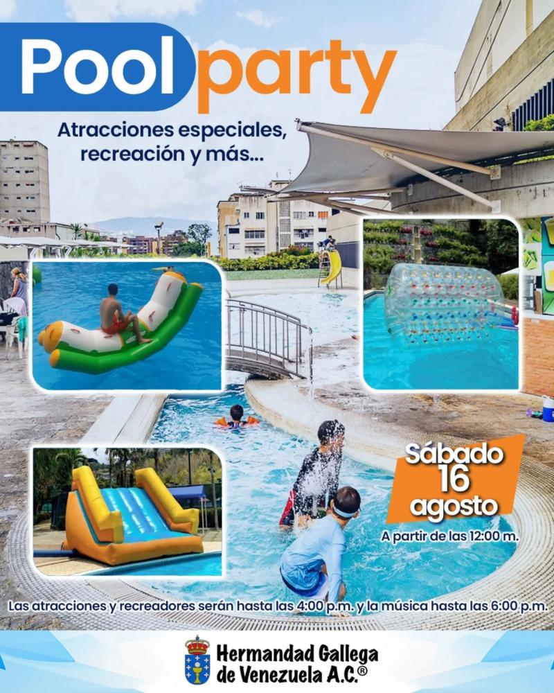 "Pool Party" e cine na Irmandade Galega de Venezuela "Pool Party" e cine na Irmandade Galega de Venezuela