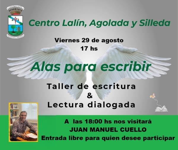 Obradoiro de escritura e lectura dialogada "Alas para escribir" no Centro Lalín, Agolada e Silleda de Bos Aires