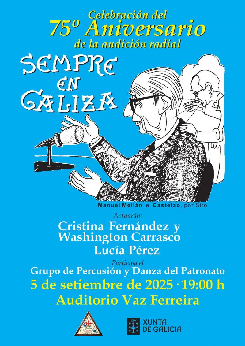 75 aniversario da audición radial "Sempre en Galicia" do Padroado da Cultura Galega de Montevideo