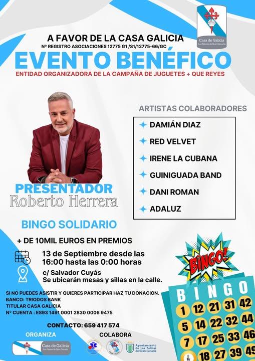 Evento benéfico a favor de la Casa de Galicia Las Palmas de Gran Canaria Evento benéfico a favor de la Casa de Galicia Las Palmas de Gran Canaria