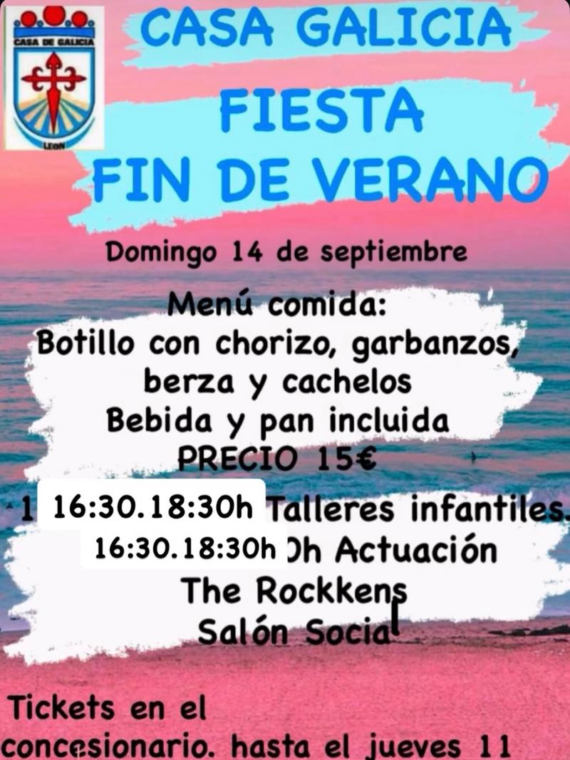 Festa fin de verán na Casa de Galicia en León