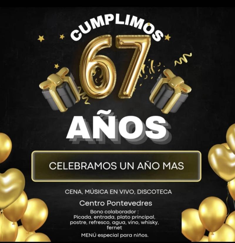 67 aniversario do Centro Pontevedrés de Montevideo
